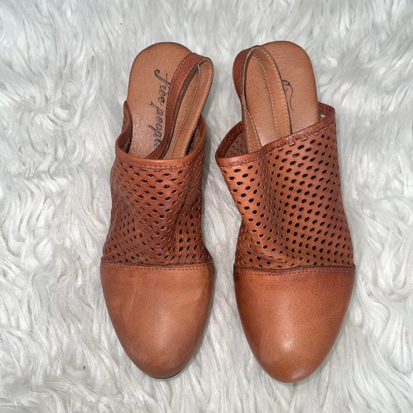Free people Logan leather wooden clogs - Picture 3 of 8